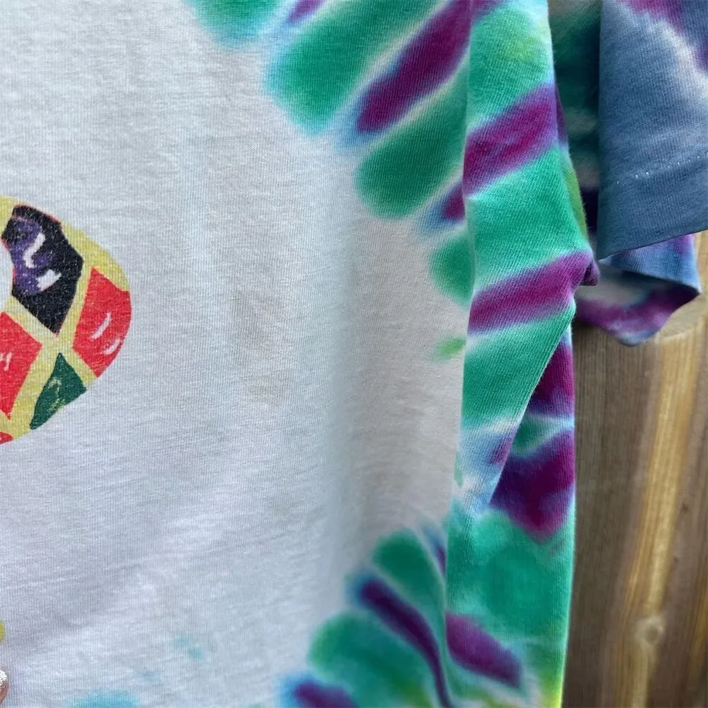 Vintage Tie Dye 1993 Grateful Dead Not Fade Away Single Stitch shirt Size L